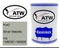 Preview: Ford, Silver Metallic, YN / M6505 / M6895: 500ml Lackdose, von ATW Autoteile West.